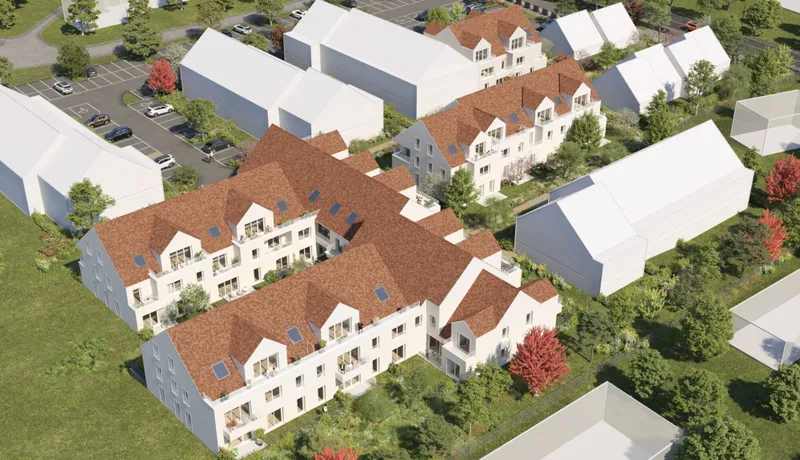 T2 NEUF AVEC TERRASSE ET 2 PARKINGS - 39,40 M2 - OUISTREHAM